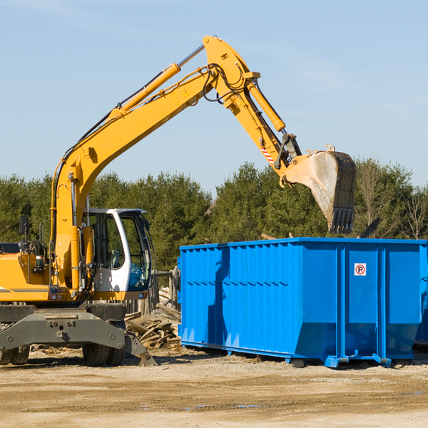 can i choose the location where the residential dumpster will be placed in Candler-McAfee GA